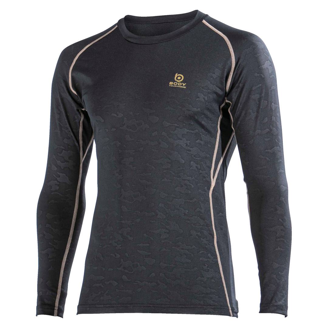 BODY TOUGHNESS JW-643 BTパワーストレッチ デオドラント ロングスリーブ クルーネックシャツ