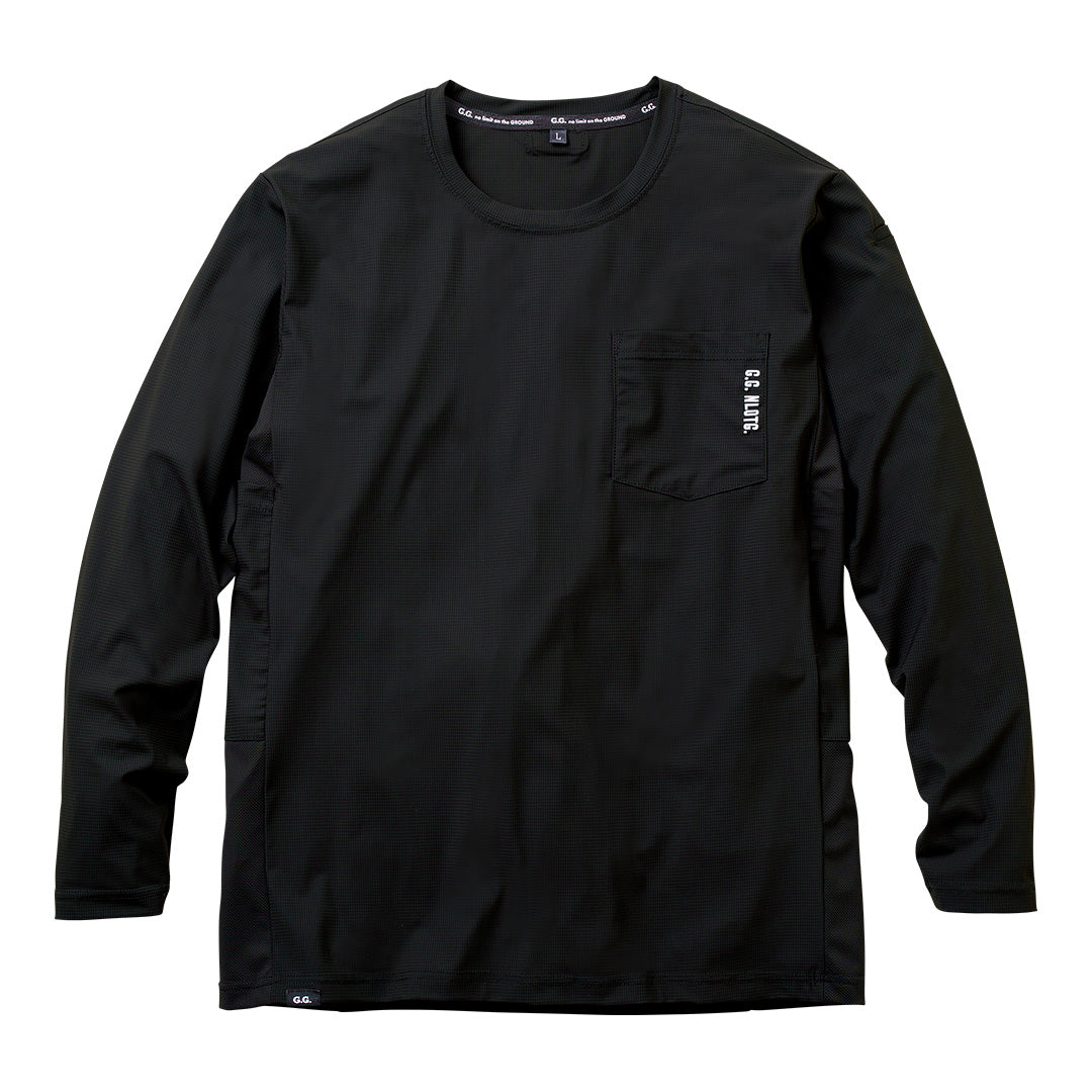 G.G. 0595-52 長袖Tシャツ(胸ポケット有)