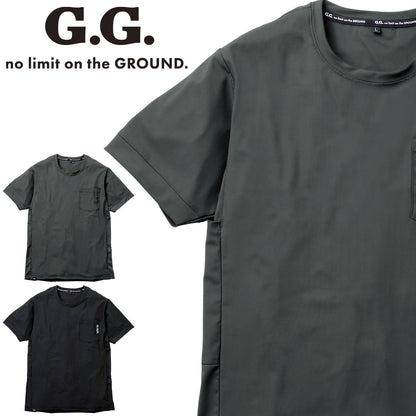 G.G. 0595-53 半袖Tシャツ(胸ポケット有)