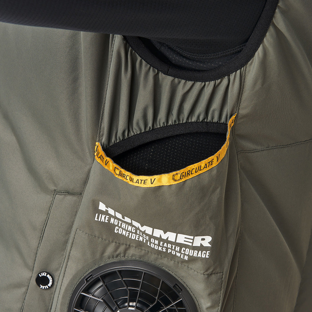 HUMMER 09900 空調風神服 チタンフードベスト