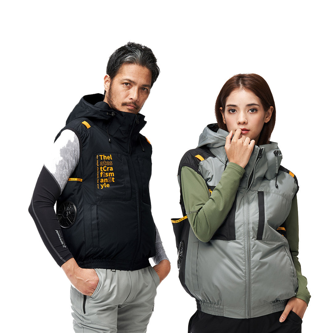The tough 7700 空調風神服 チタンフードベスト