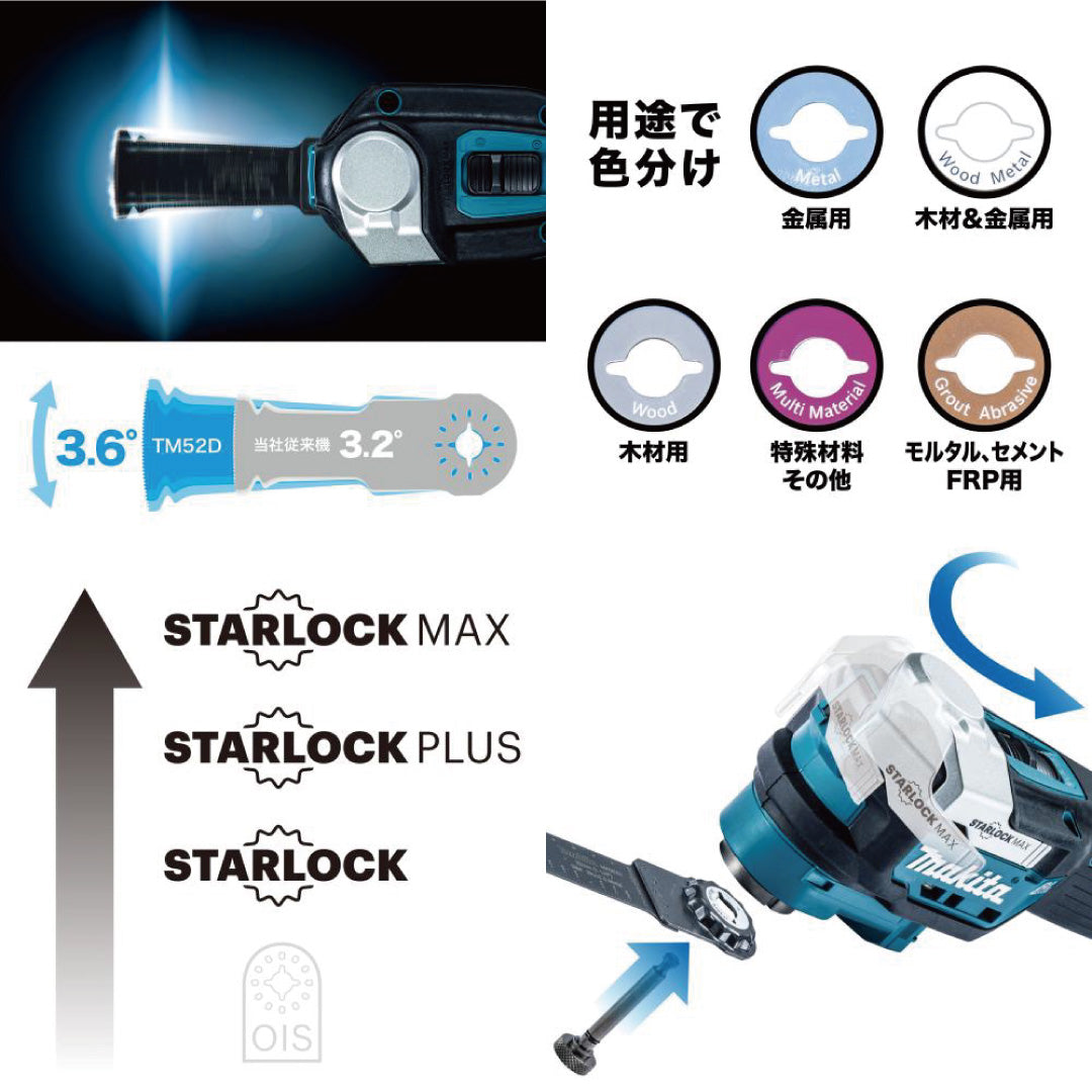 makita TM52DZ 充電式マルチツール　本体のみ