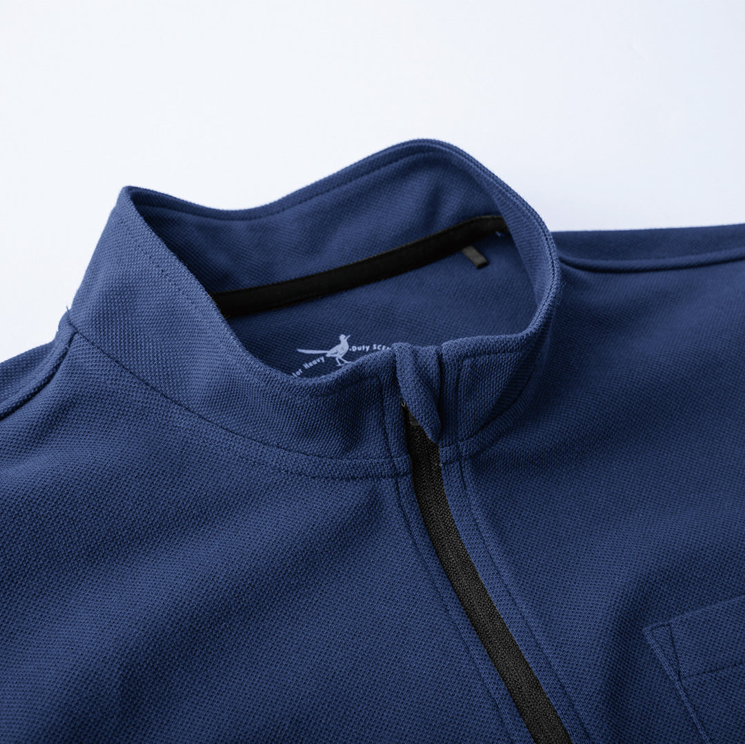 EVENRIVER NRS206 ヘビーウェイトジップネックＴシャツ(長袖)