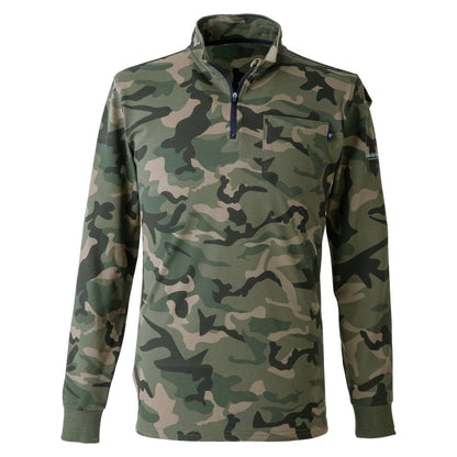 EVENRIVER NRS206 ヘビーウェイトジップネックＴシャツ(長袖)