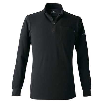 EVENRIVER NRS206 ヘビーウェイトジップネックＴシャツ(長袖)
