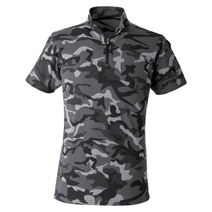 EVENRIVER NRS216 ヘビーウェイトジップネックＴシャツ(半袖)