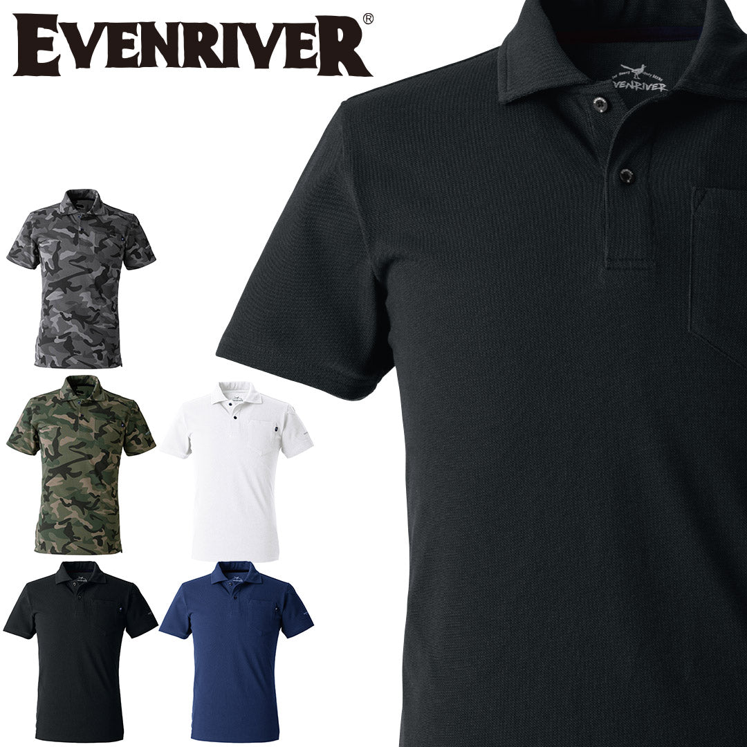 EVENRIVER NRS416 ヘビーウェイトポロシャツ(半袖)