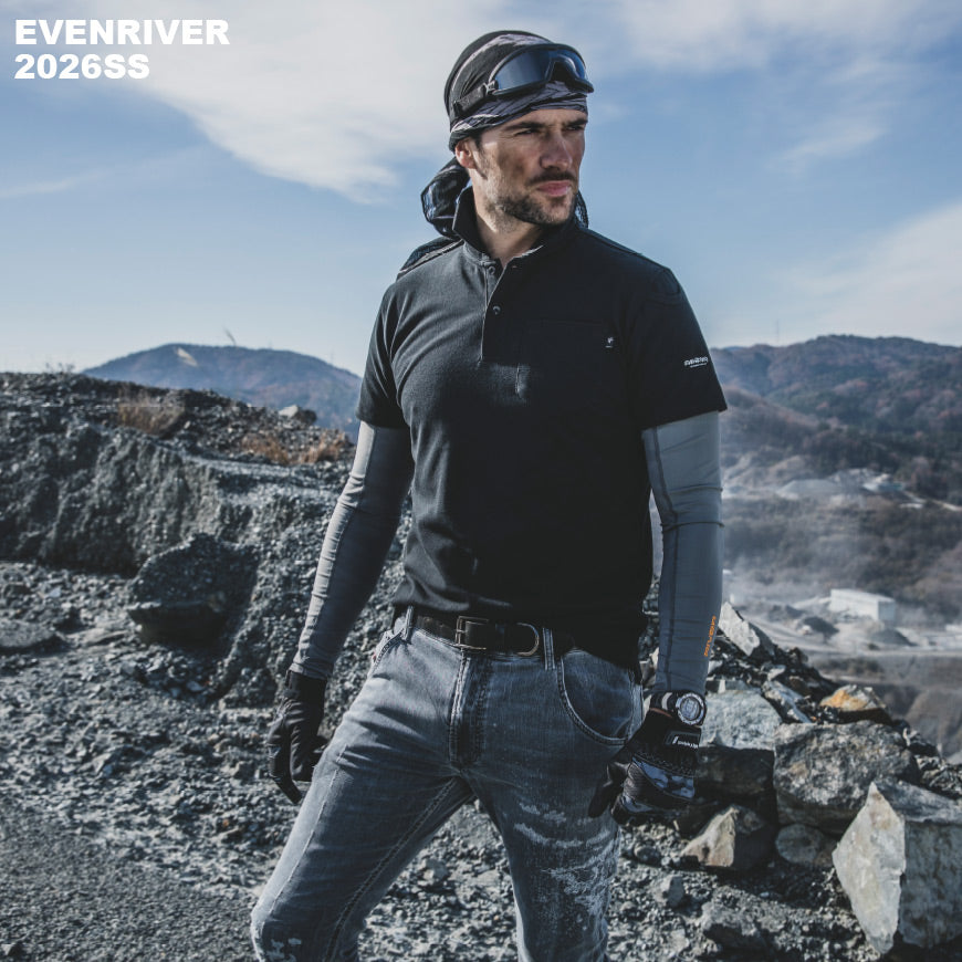 EVENRIVER NRS416 ヘビーウェイトポロシャツ(半袖)