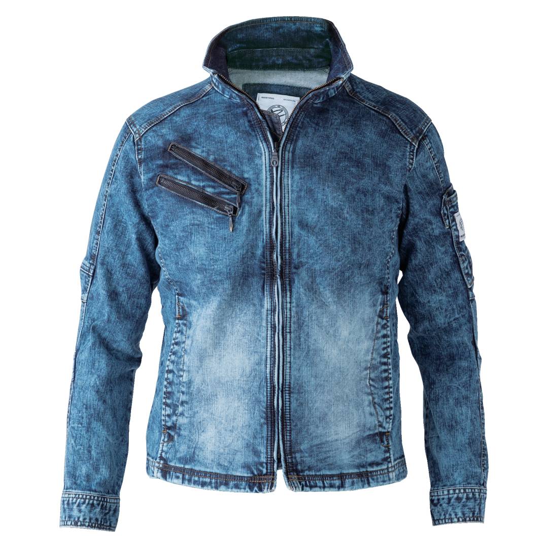 EVENRIVER USD807 ストレッチパウダーデニムブルゾン