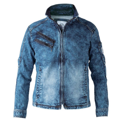 EVENRIVER USD807 ストレッチパウダーデニムブルゾン