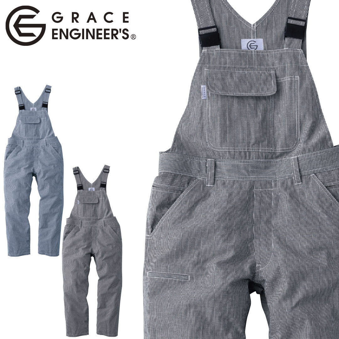 GRACE ENGINEER'S GE-884 コットンリネンサロペット